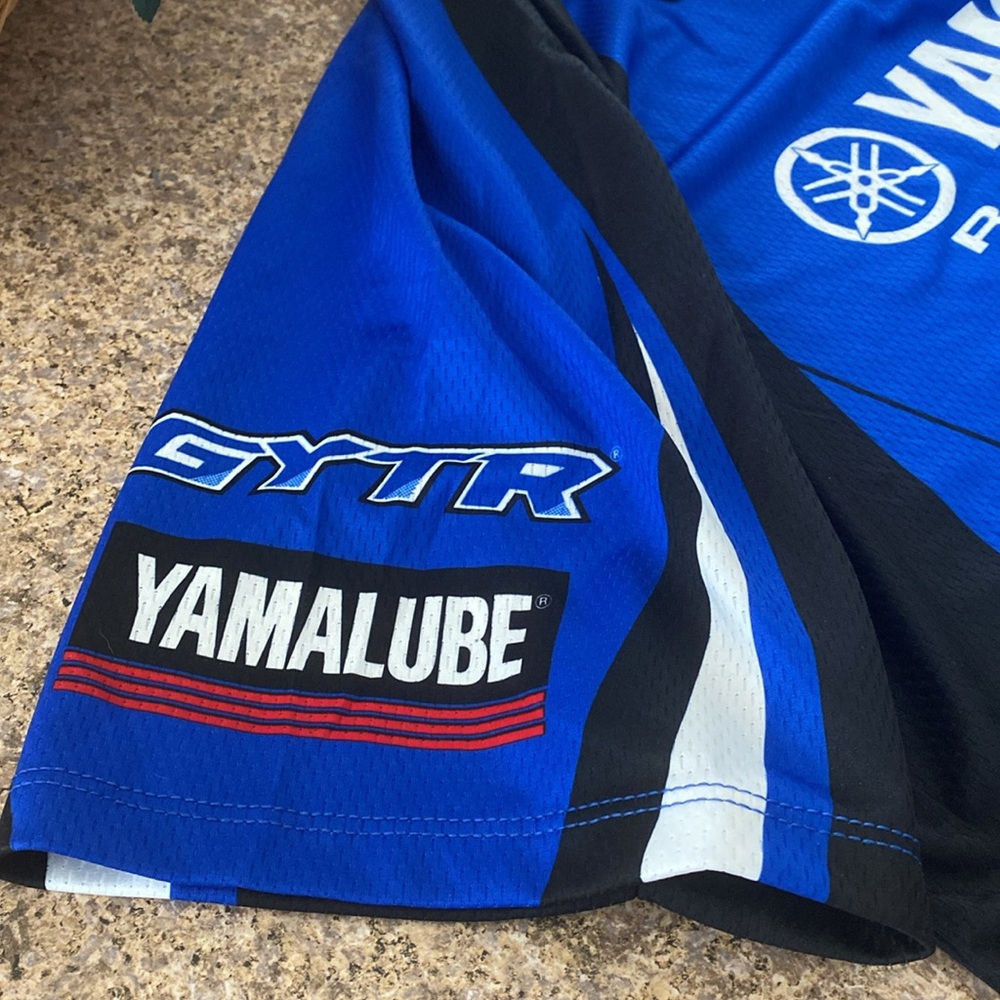 NWT Yamaha Racing Crew Short Sleeve Shirt XXL Blue Black Hot Shoppe Pit USA - Picture 4 of 17